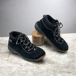 Boots RYKA Hiking Black Suede Lace Up Ankle Women’s Size 11 W -TERRAIN Nitracel